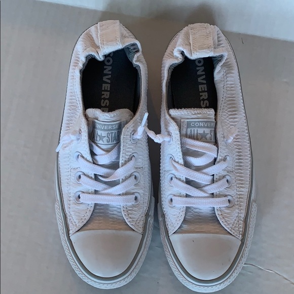 CONVERSE | Chuck Taylor All Star White Slip On's 7 - Picture 2 of 10